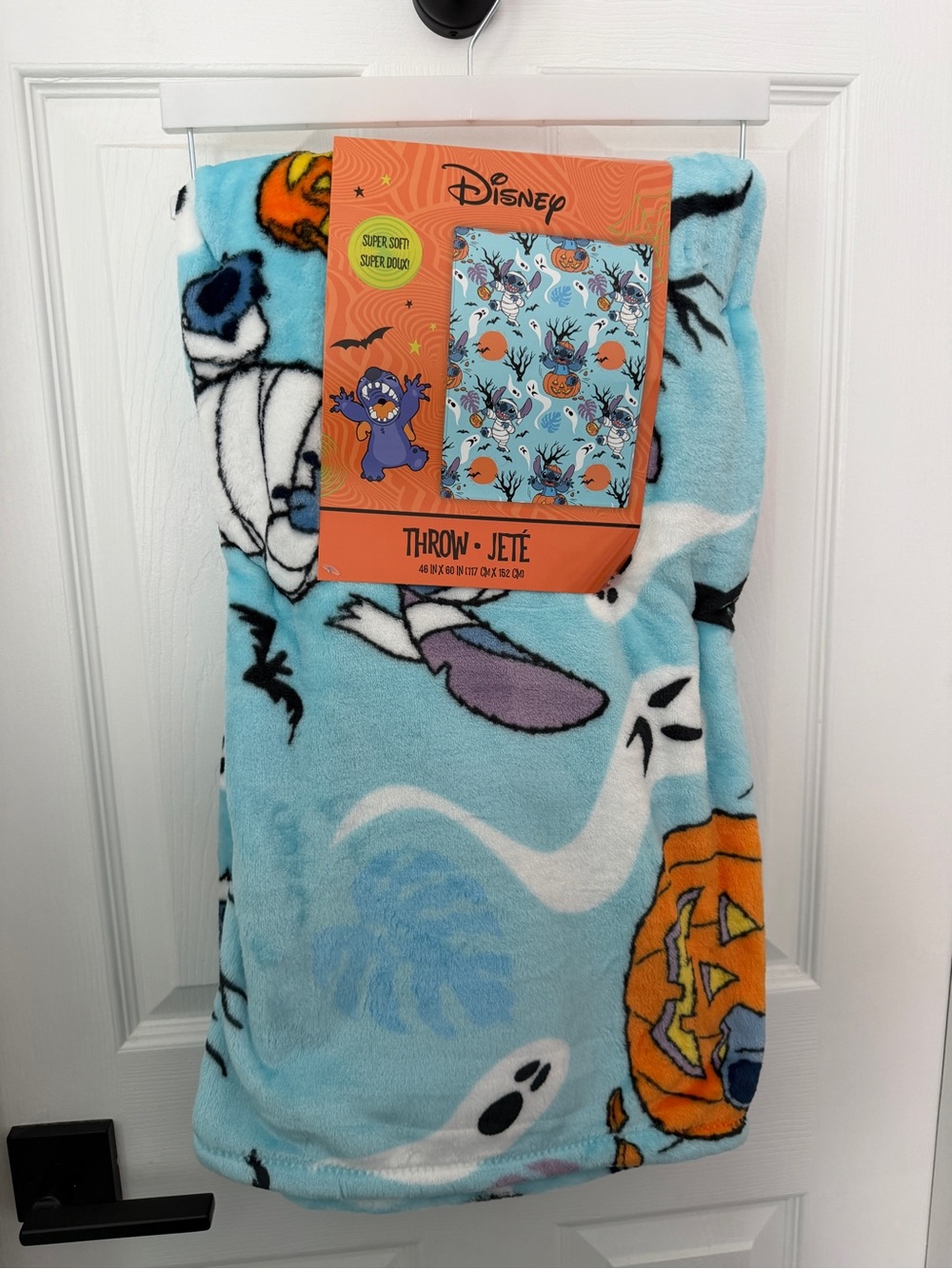Disney Halloween Stitch Blanket 40x60in